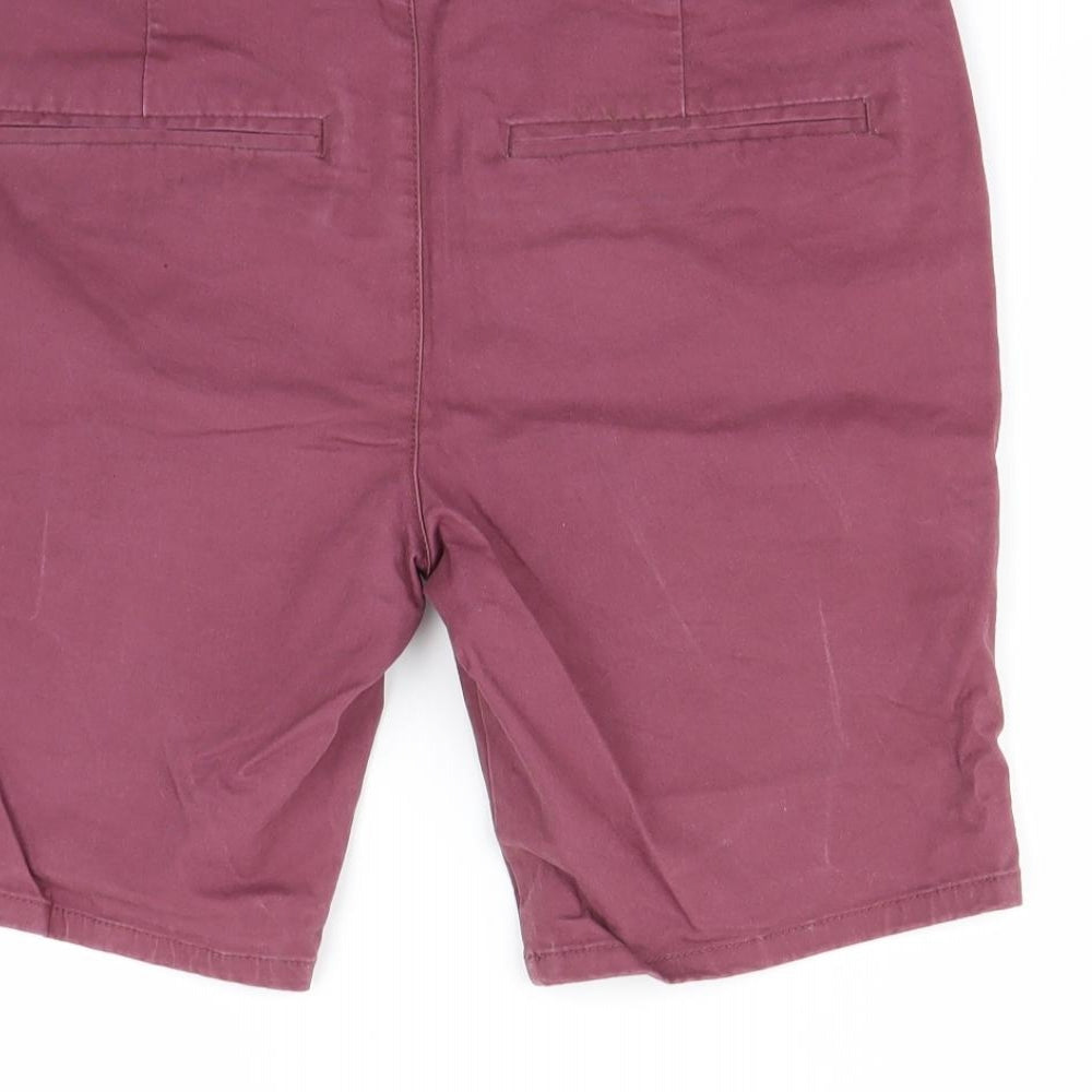 Topman Mens Purple   Chino Shorts Size S