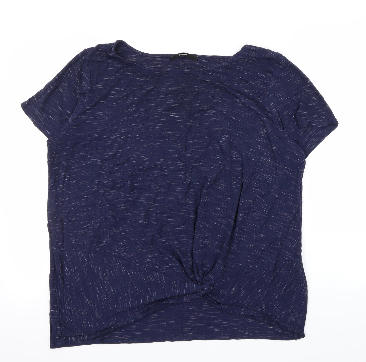 George Womens Blue   Basic T-Shirt Size 18