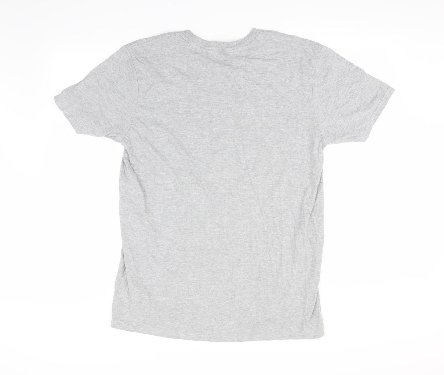 Disney Mens Grey    T-Shirt Size L  - Mickey mouse