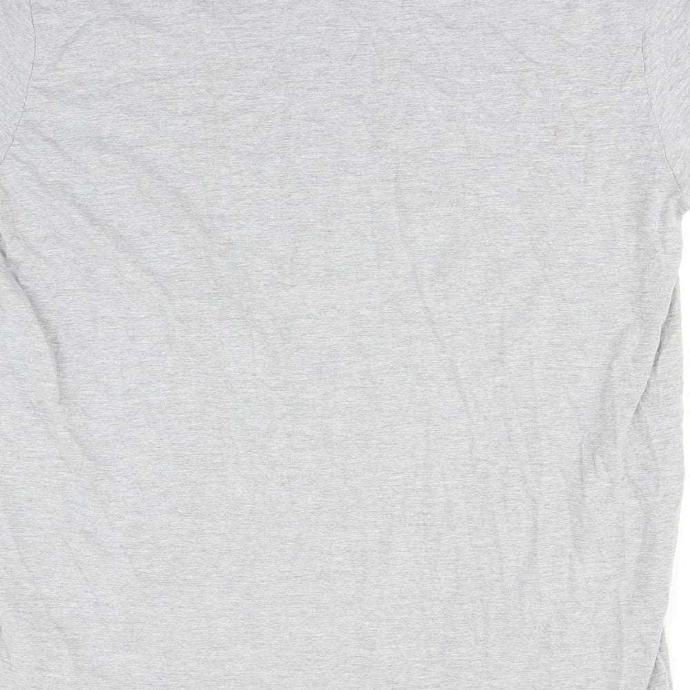 Disney Mens Grey    T-Shirt Size L  - Mickey mouse