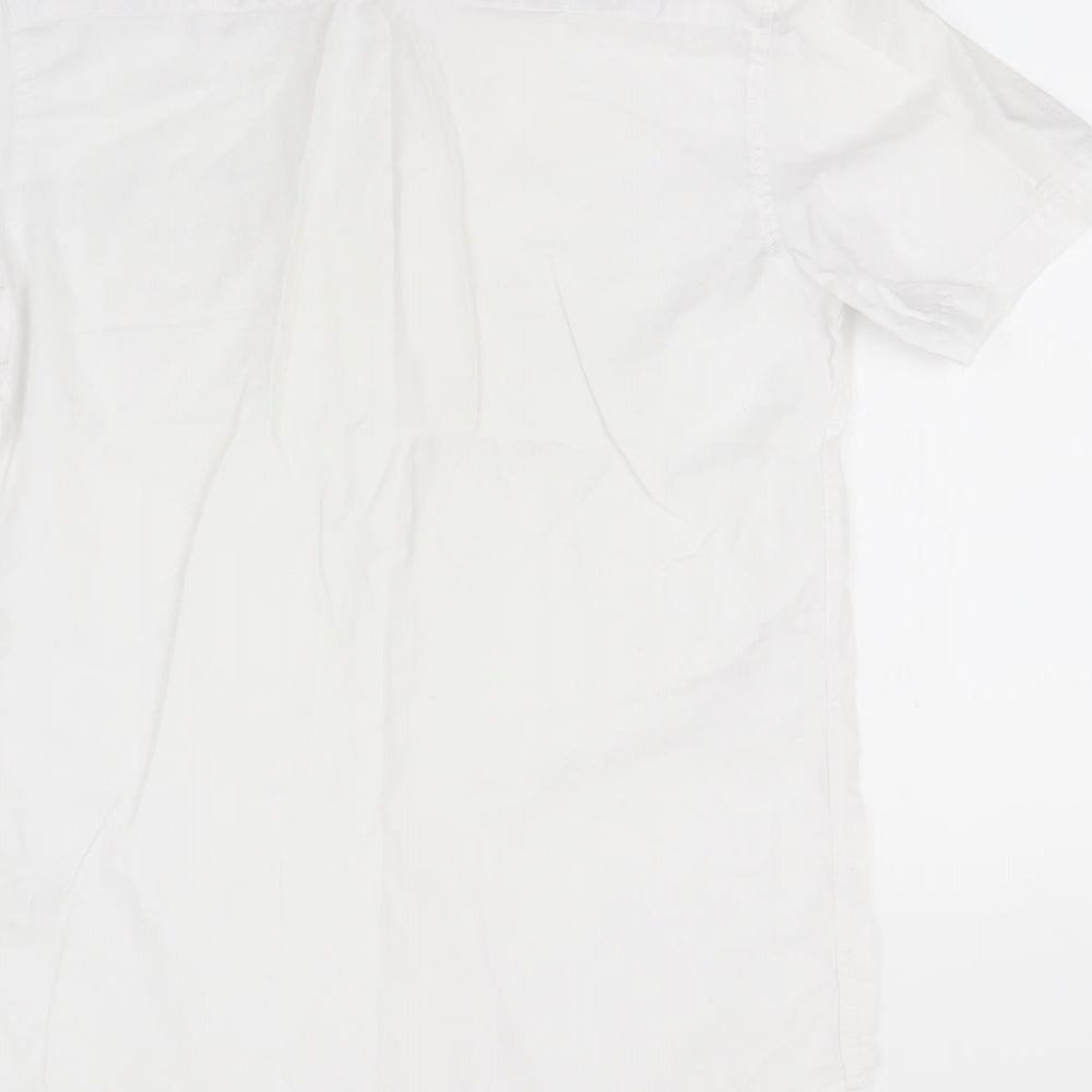 Firetrap Mens White    Button-Up Size S