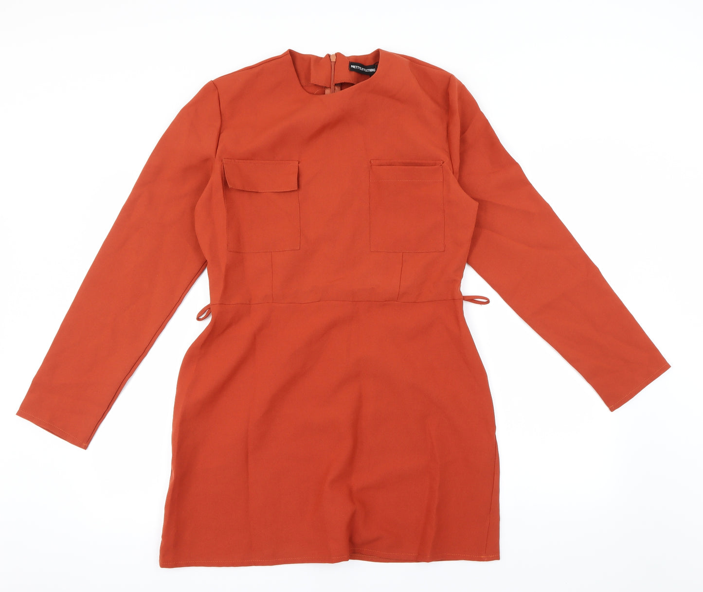 Pretty little thing Womens Orange   Fit & Flare  Size 14