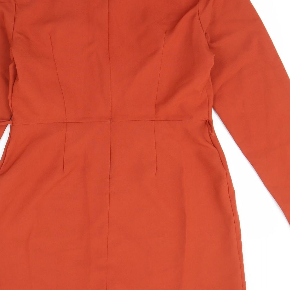 Pretty little thing Womens Orange   Fit & Flare  Size 14