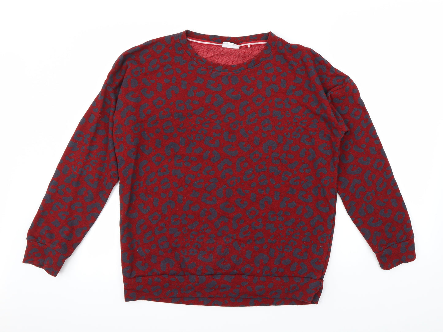 Next  Womens Red Animal Print  Pullover Jumper Size 12
