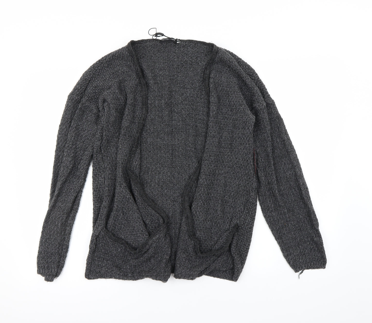 Pretty little thing Womens Grey   Cardigan Jumper Size M