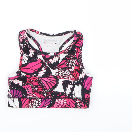 Soul Luxe Girls Multicoloured Animal Print  Cropped Tank Size 6-7 Years