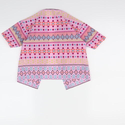 TU Girls Multicoloured Geometric  Basic Button-Up Size 6 Years
