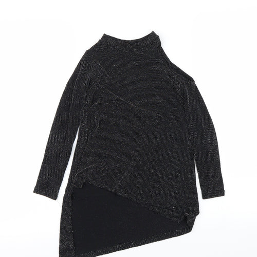 Cosmic Kids Girls Black   Basic Blouse Size 7 Years