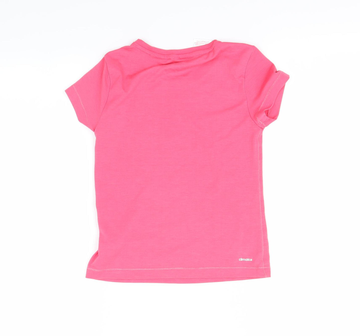 adidas Girls Pink   Basic T-Shirt Size 7-8 Years