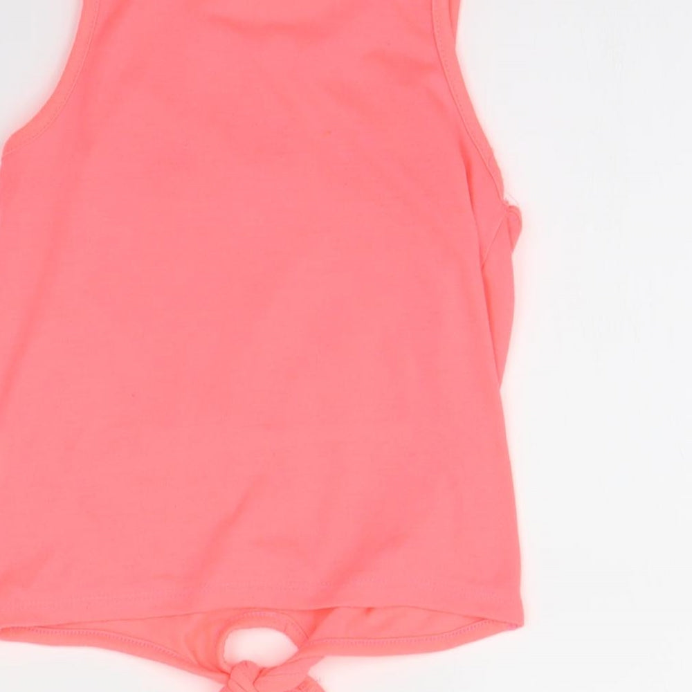 Primark Girls Pink   Basic Tank Size 6-7 Years