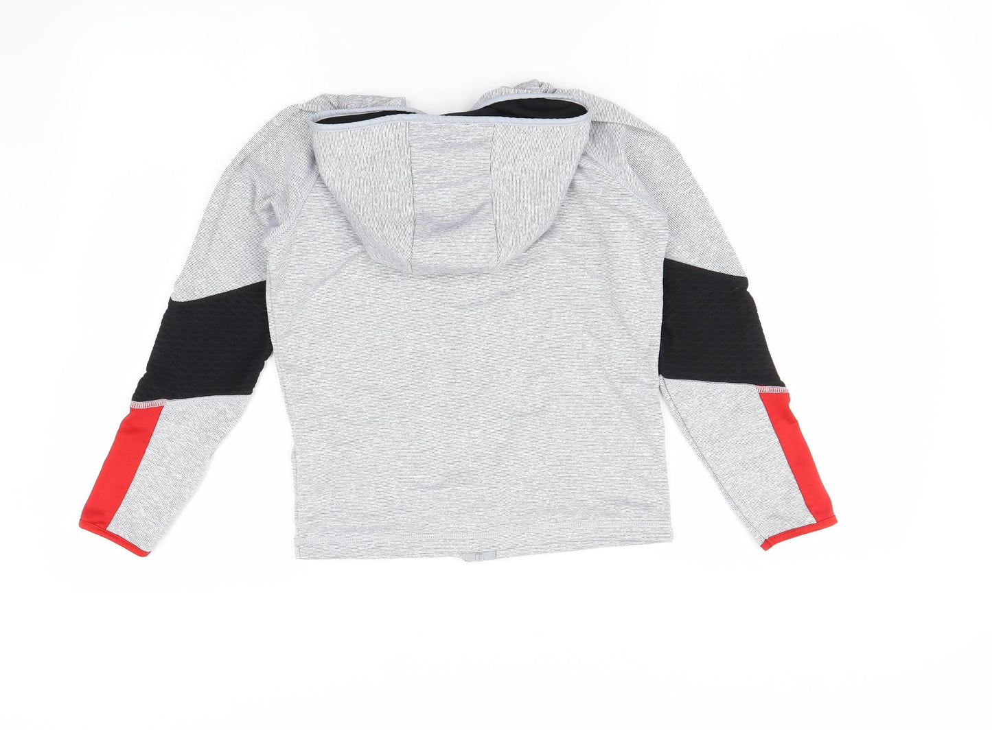 Active Girls Grey   Full Zip Hoodie Size 10 Years