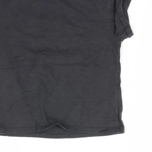 Next  Girls Black   Basic T-Shirt Size 7-8 Years