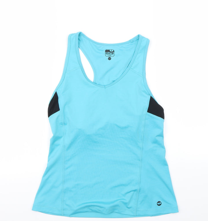 pure simple Womens Blue Basic Tank Size 12