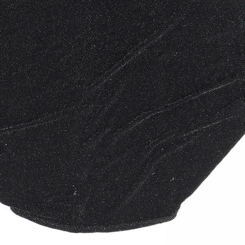 Pink Apple Girls Black   Cardigan Jumper Size 7-8 Years