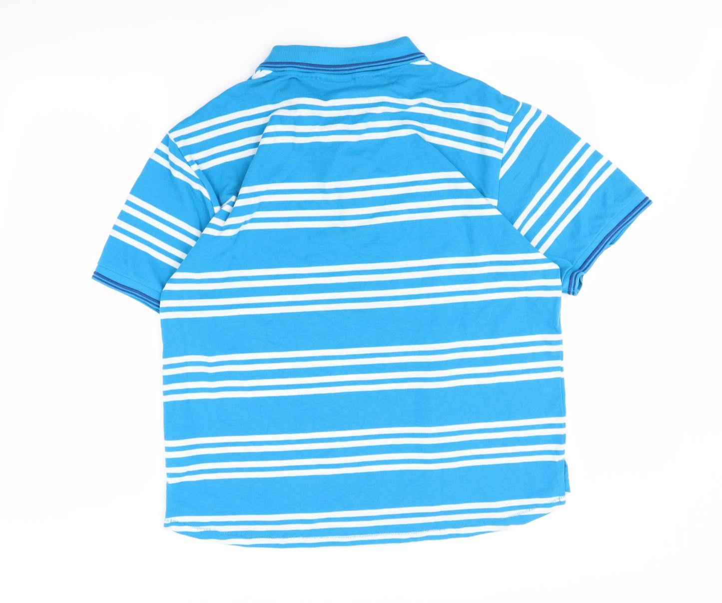 Lonsdale Mens Blue Striped   Polo Size XL