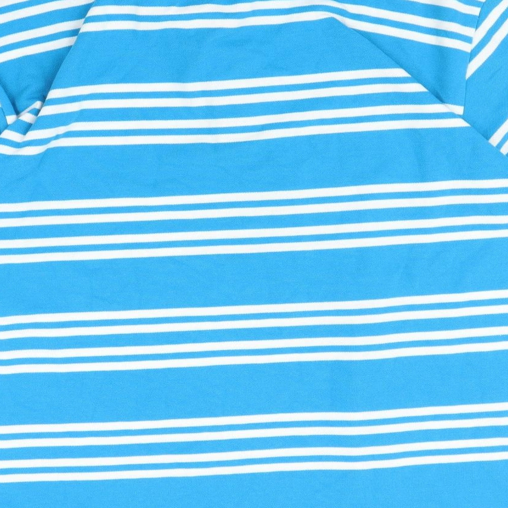 Lonsdale Mens Blue Striped   Polo Size XL