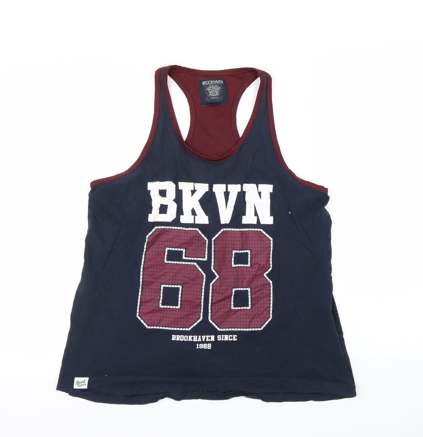Brookhaven Womens Blue   Basic Tank Size 12
