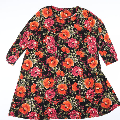 TU Womens Multicoloured Floral  Shift  Size 24