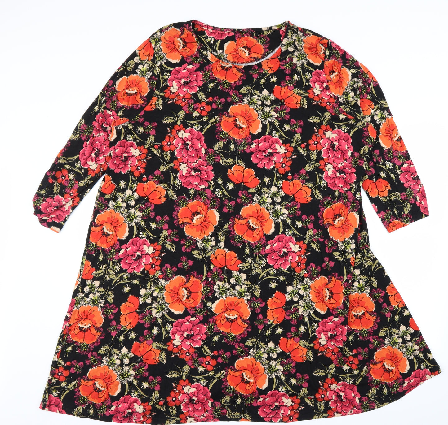 TU Womens Multicoloured Floral  Shift  Size 24