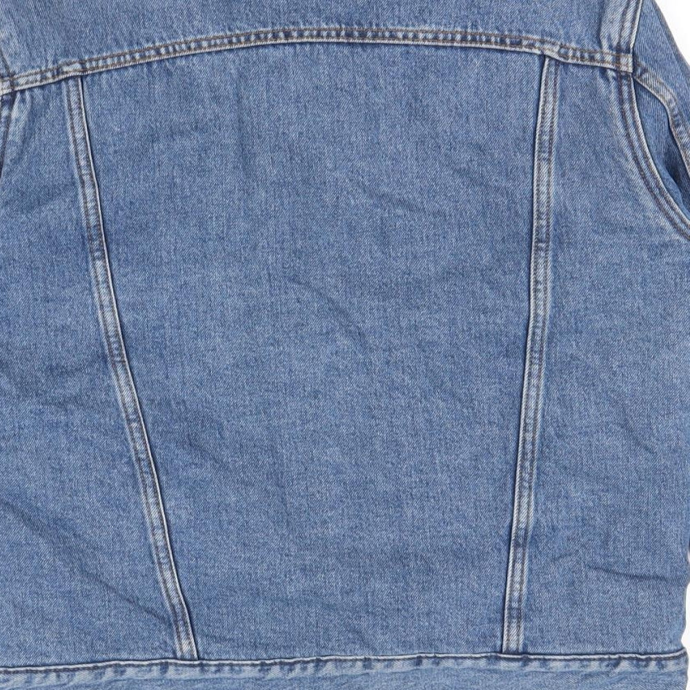 River Island Mens Blue   Jacket Coat Size M