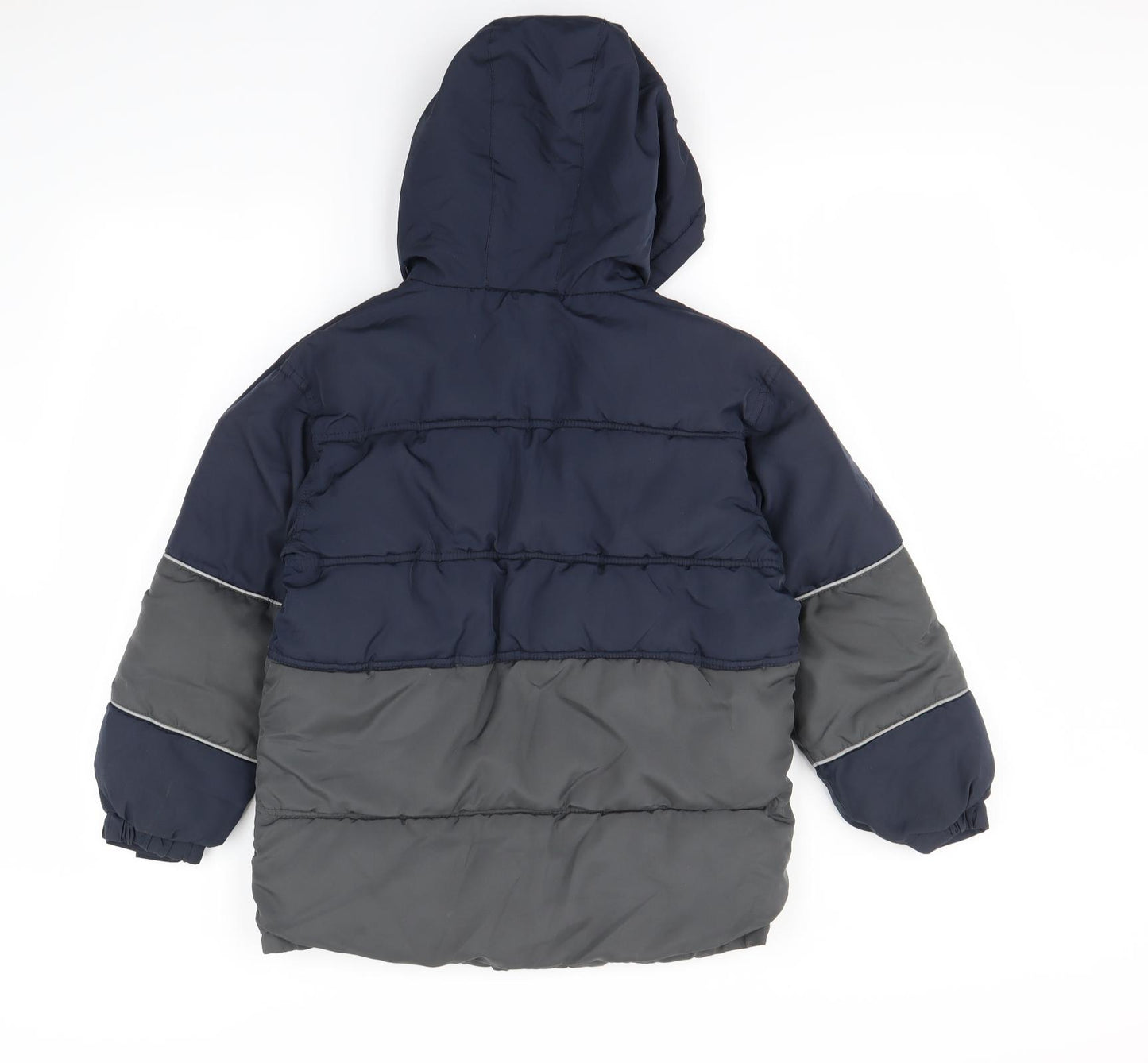 Preworn Boys Blue   Puffer Jacket Coat Size 10-11 Years