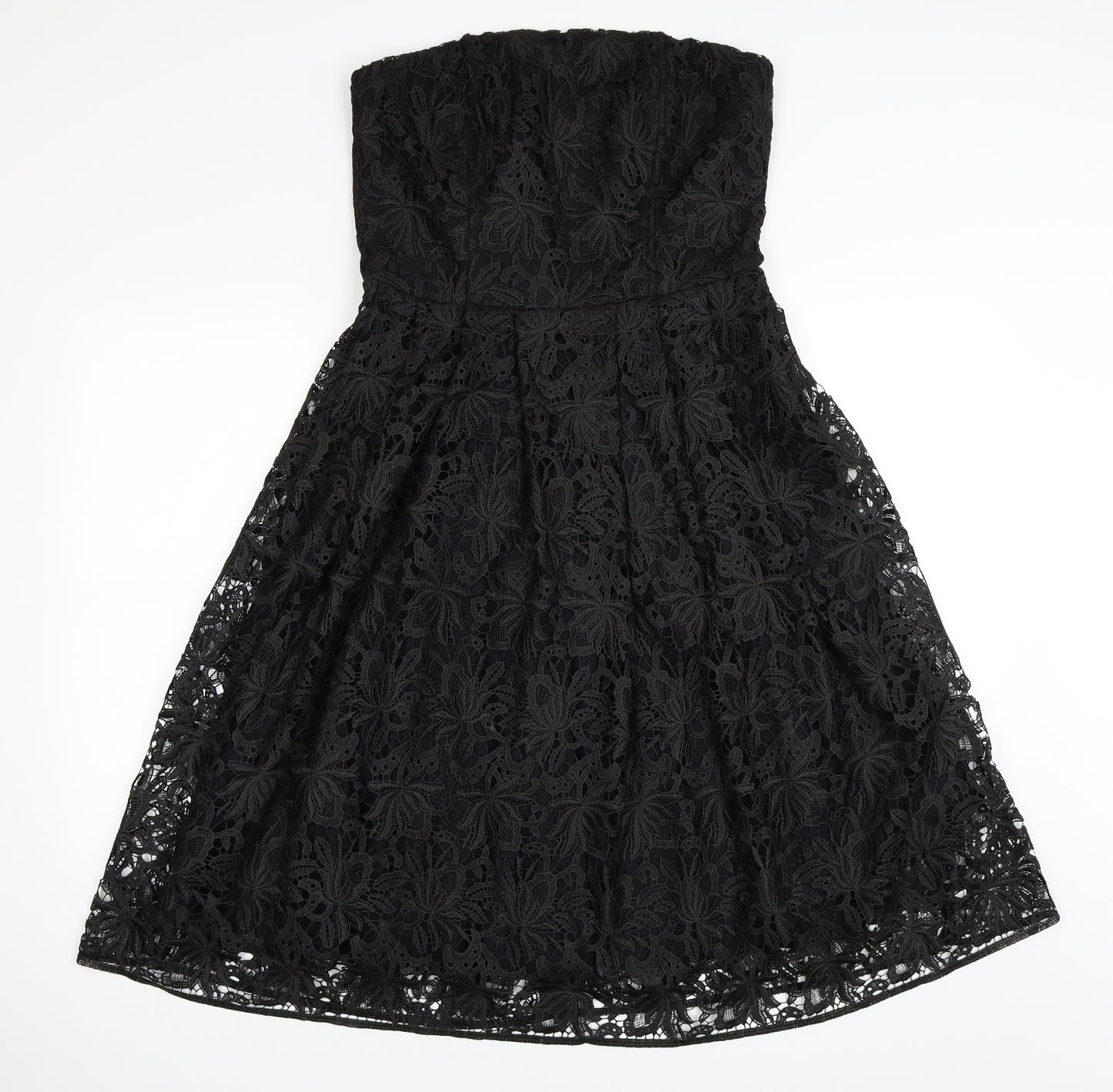 NEXT Womens Black   Fit & Flare  Size 10  - Lace