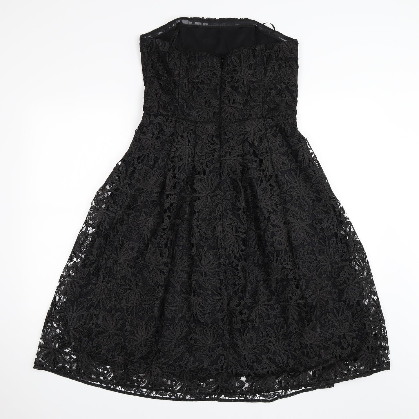 NEXT Womens Black   Fit & Flare  Size 10  - Lace