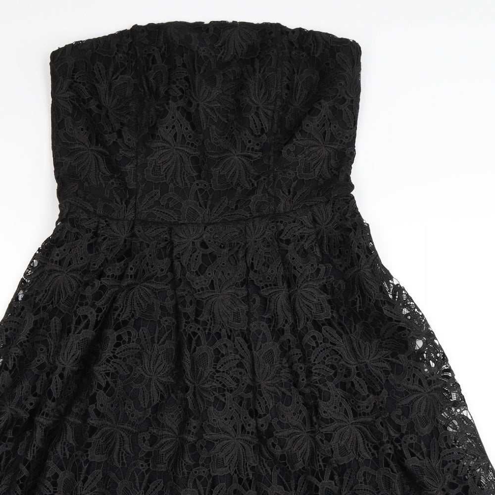 NEXT Womens Black   Fit & Flare  Size 10  - Lace