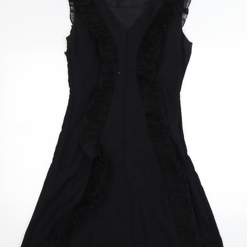 Polmarks Womens Black   Fit & Flare  Size 10