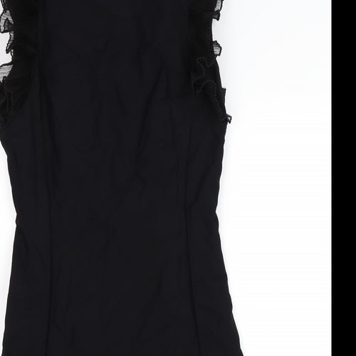 Polmarks Womens Black   Fit & Flare  Size 10