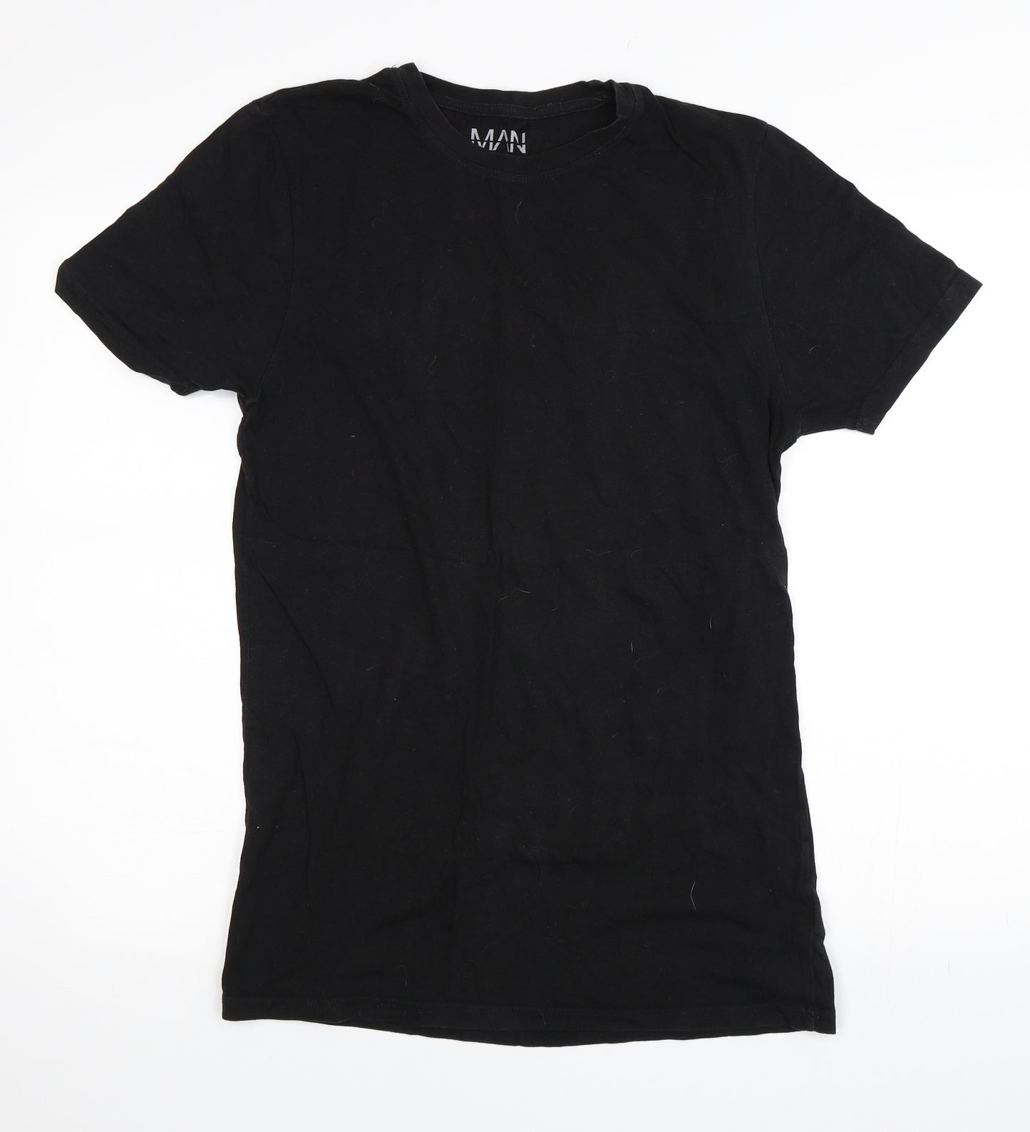 Boohoo Mens Black    T-Shirt Size M
