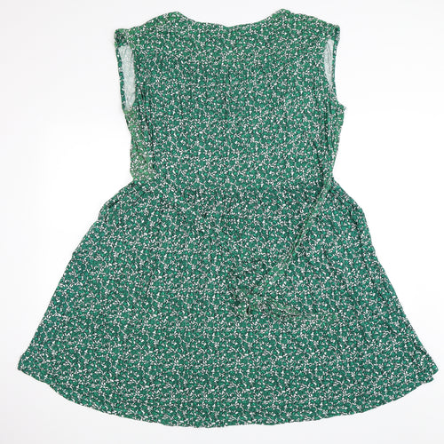 Dickins & Jones Womens Green Floral  T-Shirt Dress  Size 20