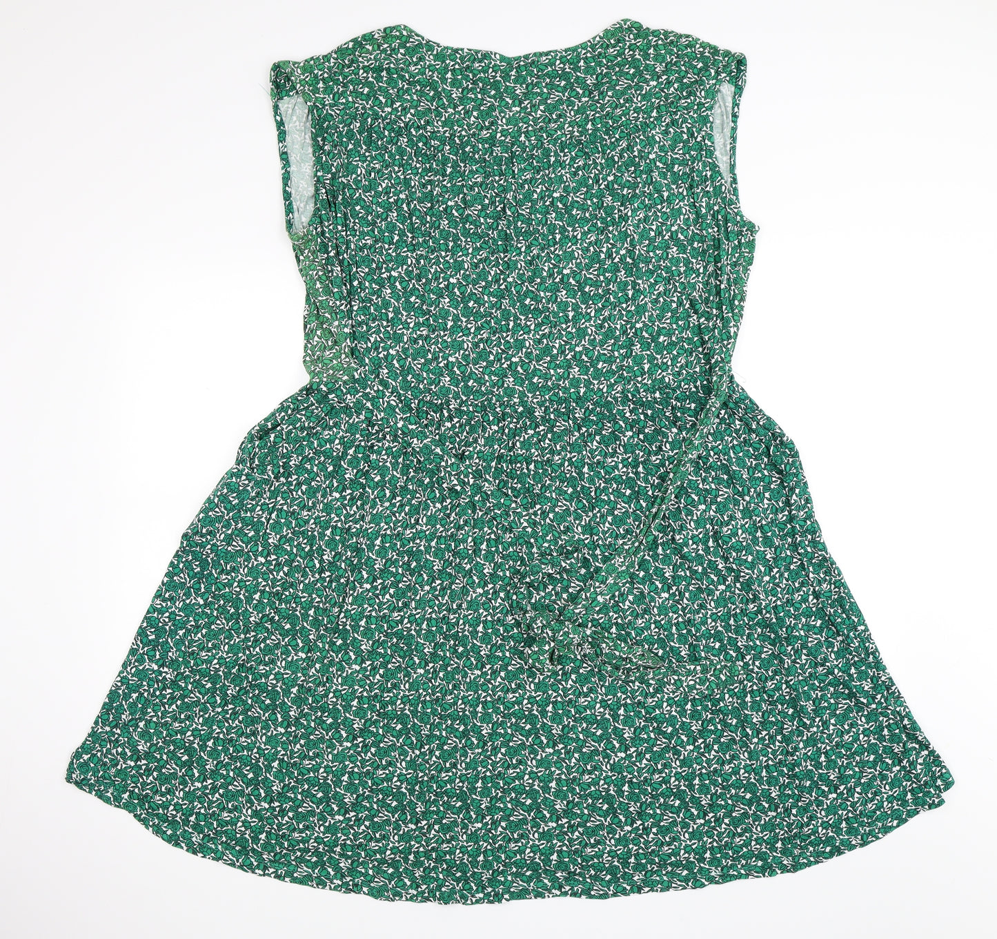 Dickins & Jones Womens Green Floral  T-Shirt Dress  Size 20