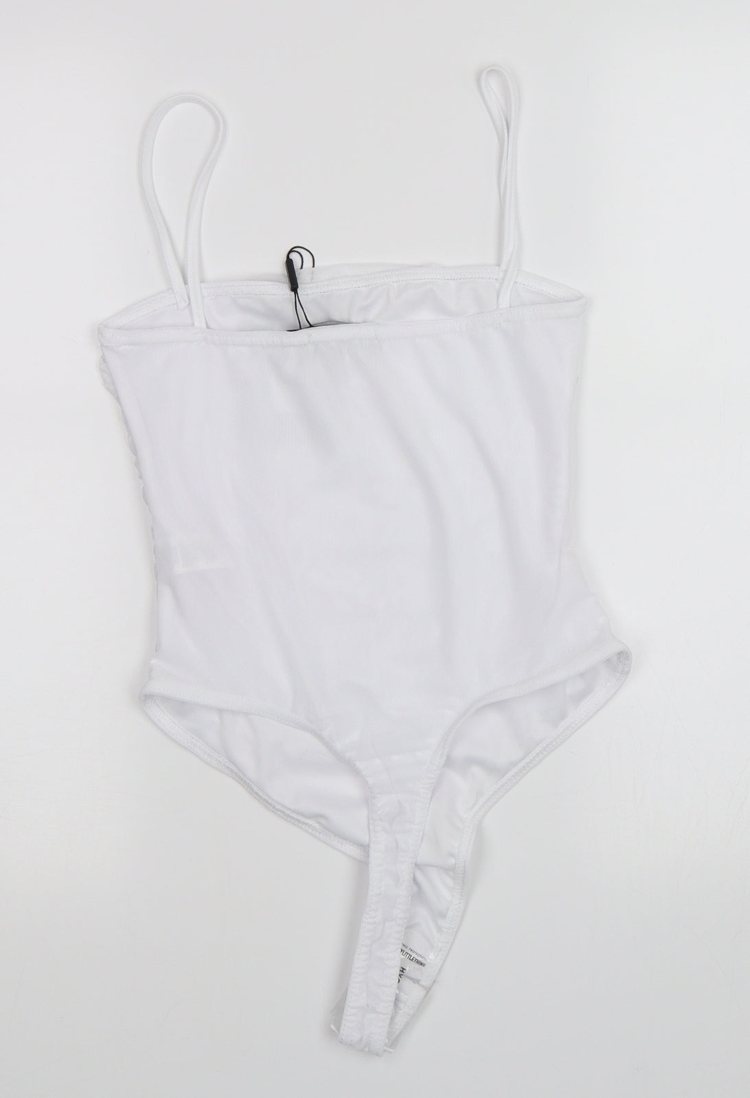 PRETTYLITTLETHING Womens White   Camisole Tank Size 10  - Bodysuit