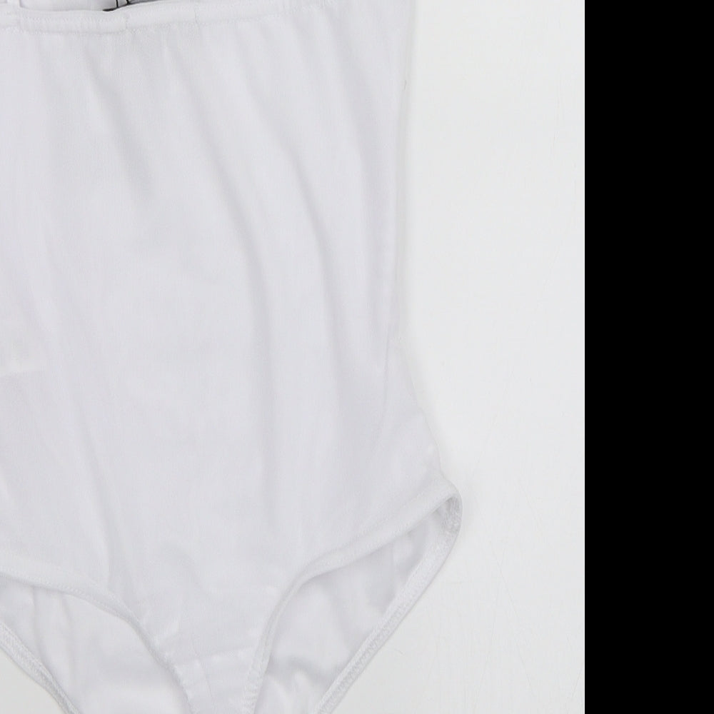 PRETTYLITTLETHING Womens White   Camisole Tank Size 10  - Bodysuit