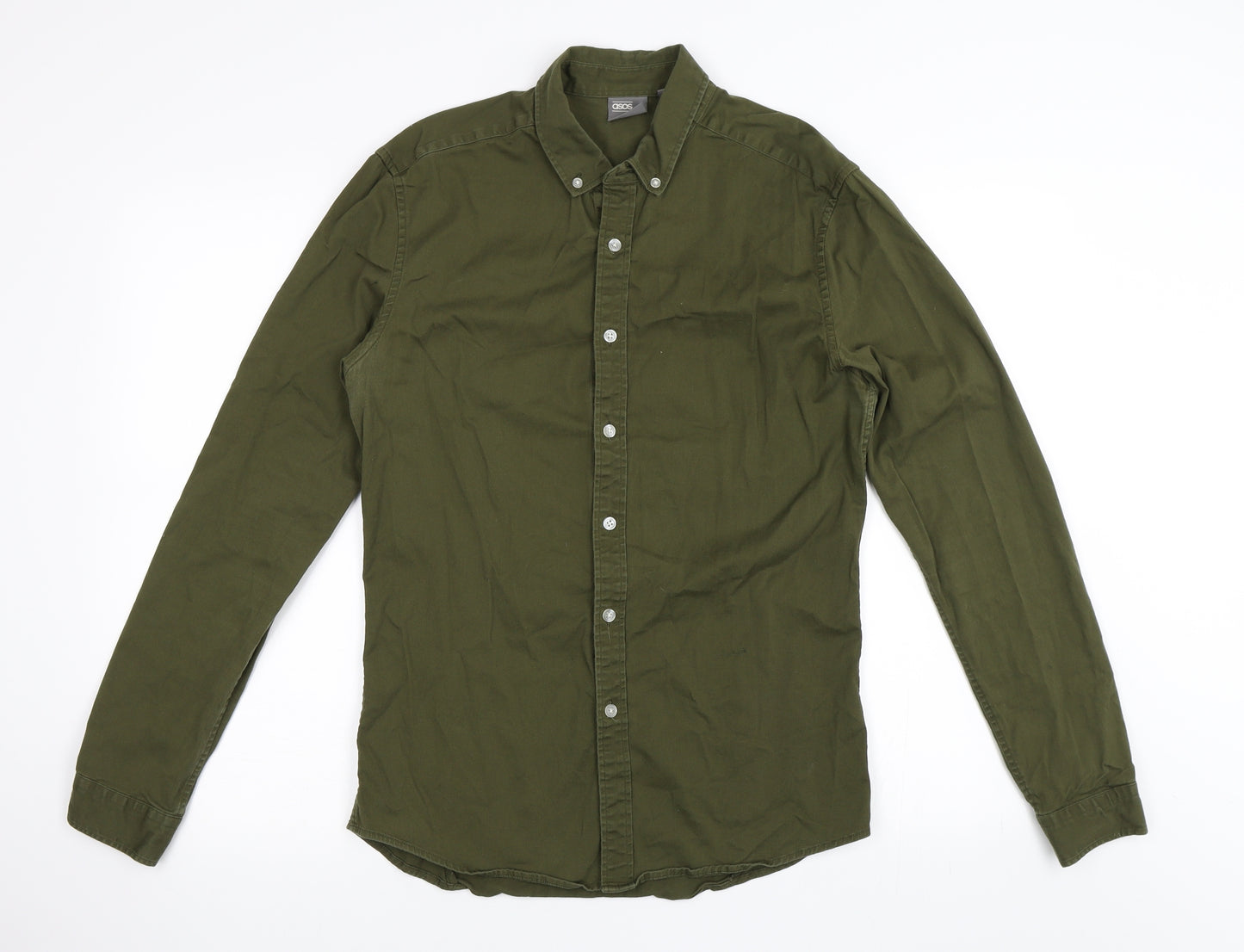 ASOS Mens Green    Button-Up Size M