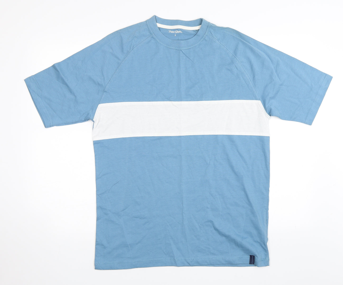Peter Storm Mens Blue Striped   T-Shirt Size S