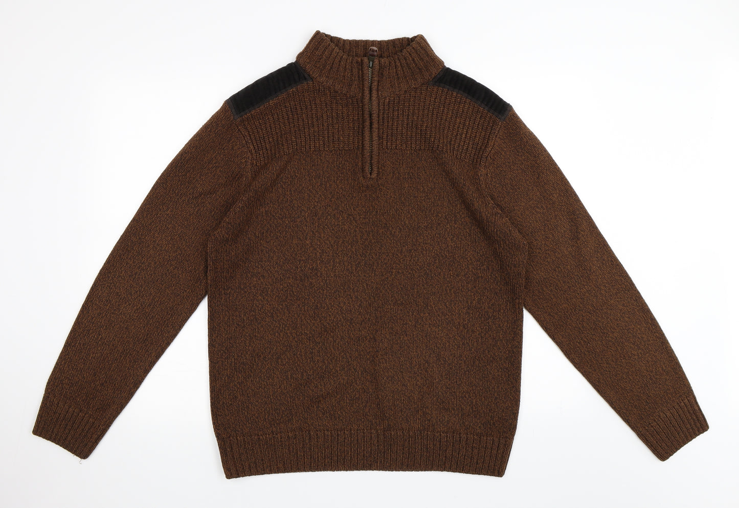 NEXT Mens Orange   Pullover Jumper Size L