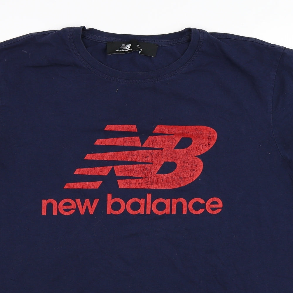 New Balance Mens Blue    T-Shirt Size XL