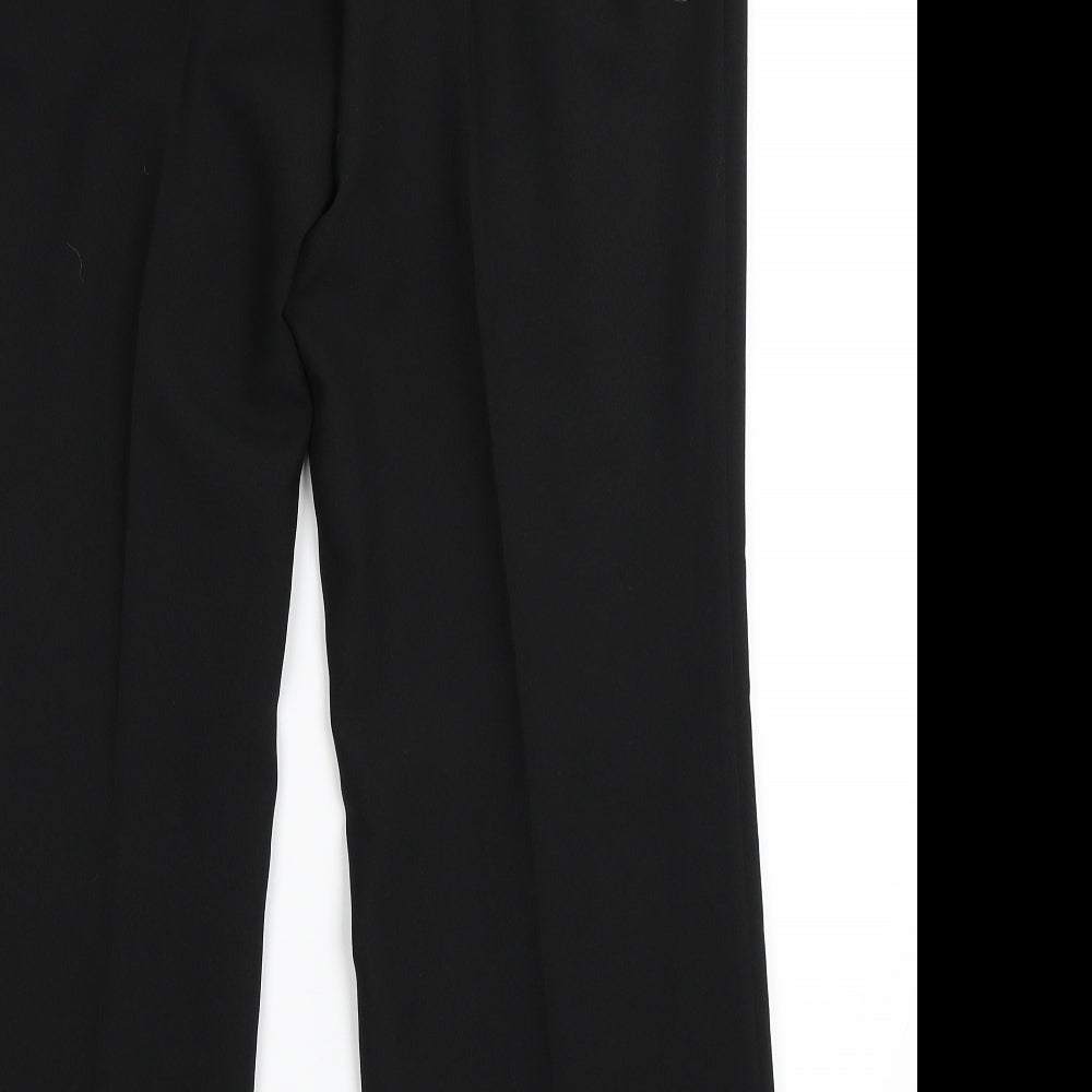 Evans Womens Black   Trousers  Size 16 L28 in