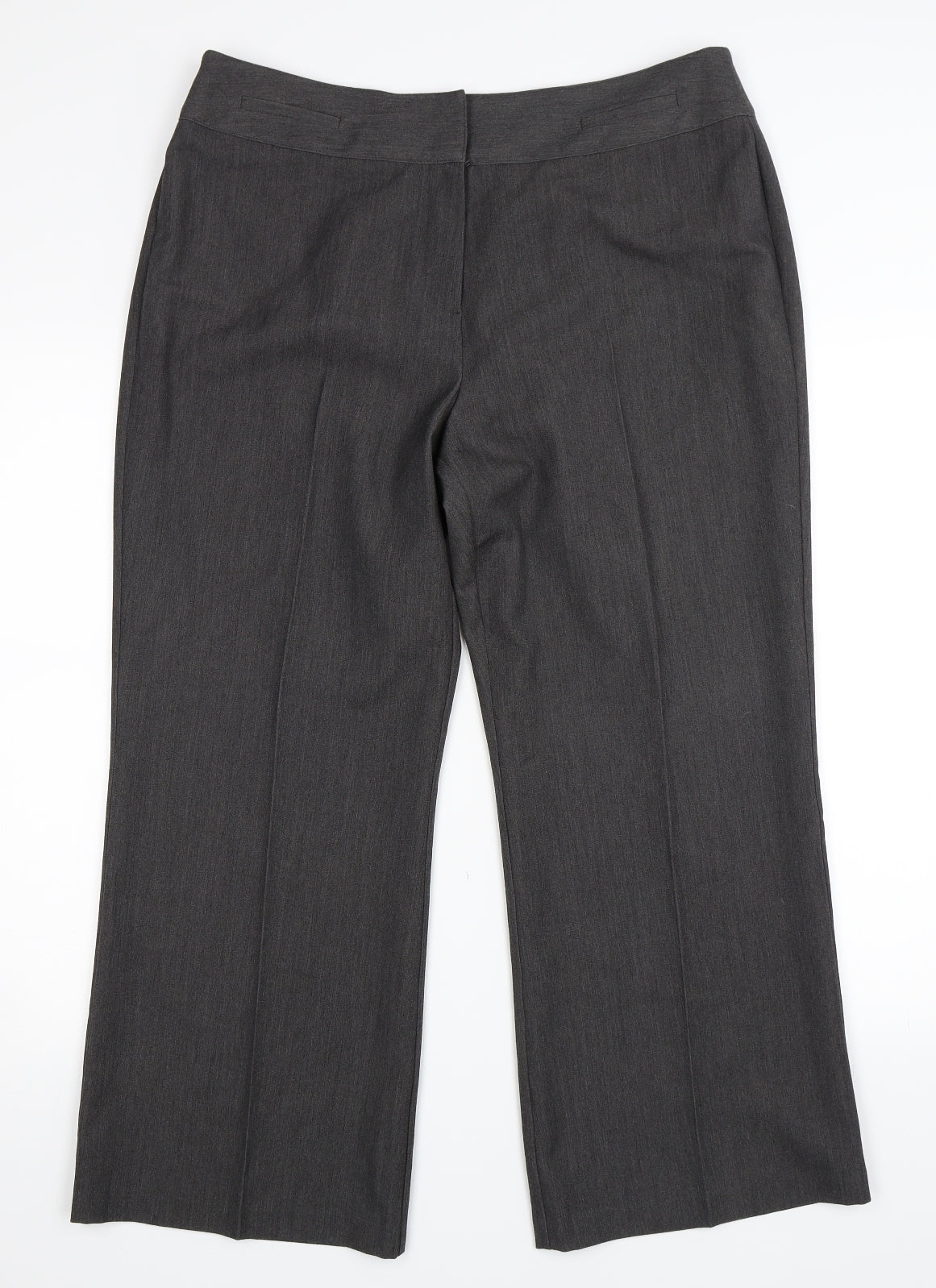 BM Womens Grey   Trousers  Size 16 L27 in