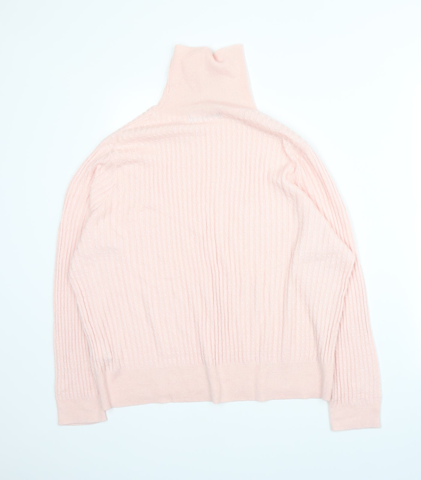 Marks and Spencer Womens Pink  Knit Pullover Jumper Size 16