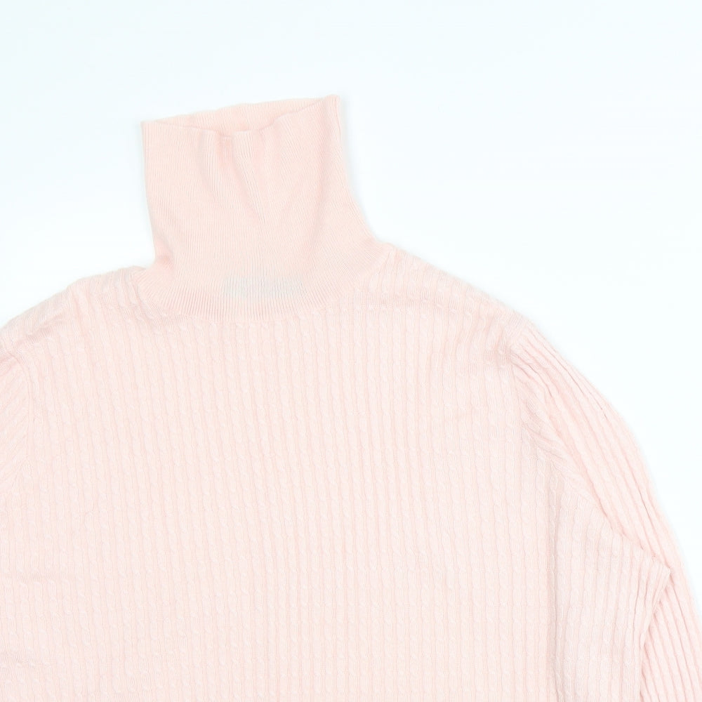 Marks and Spencer Womens Pink  Knit Pullover Jumper Size 16