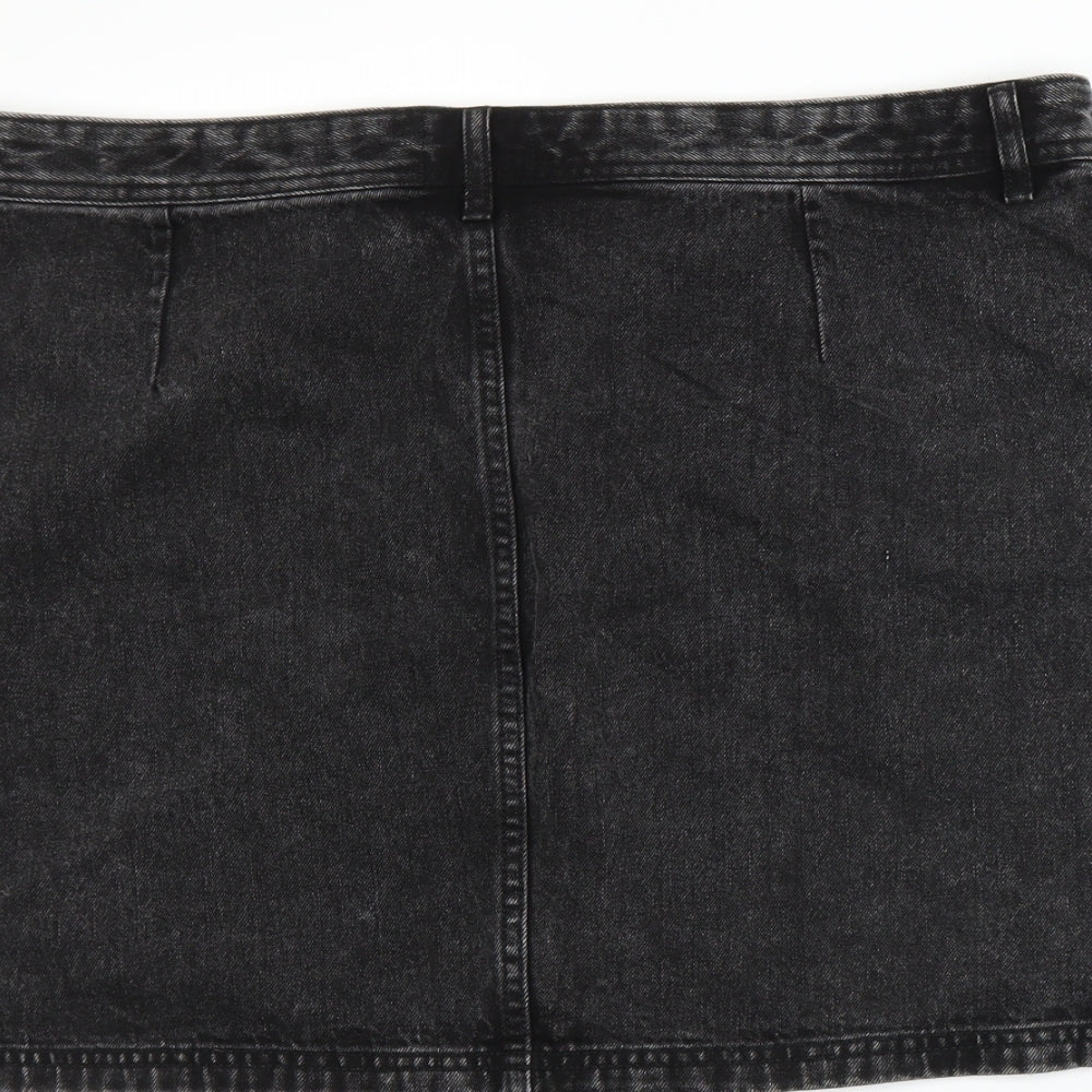 F&F Womens Grey   A-Line Skirt Size 18
