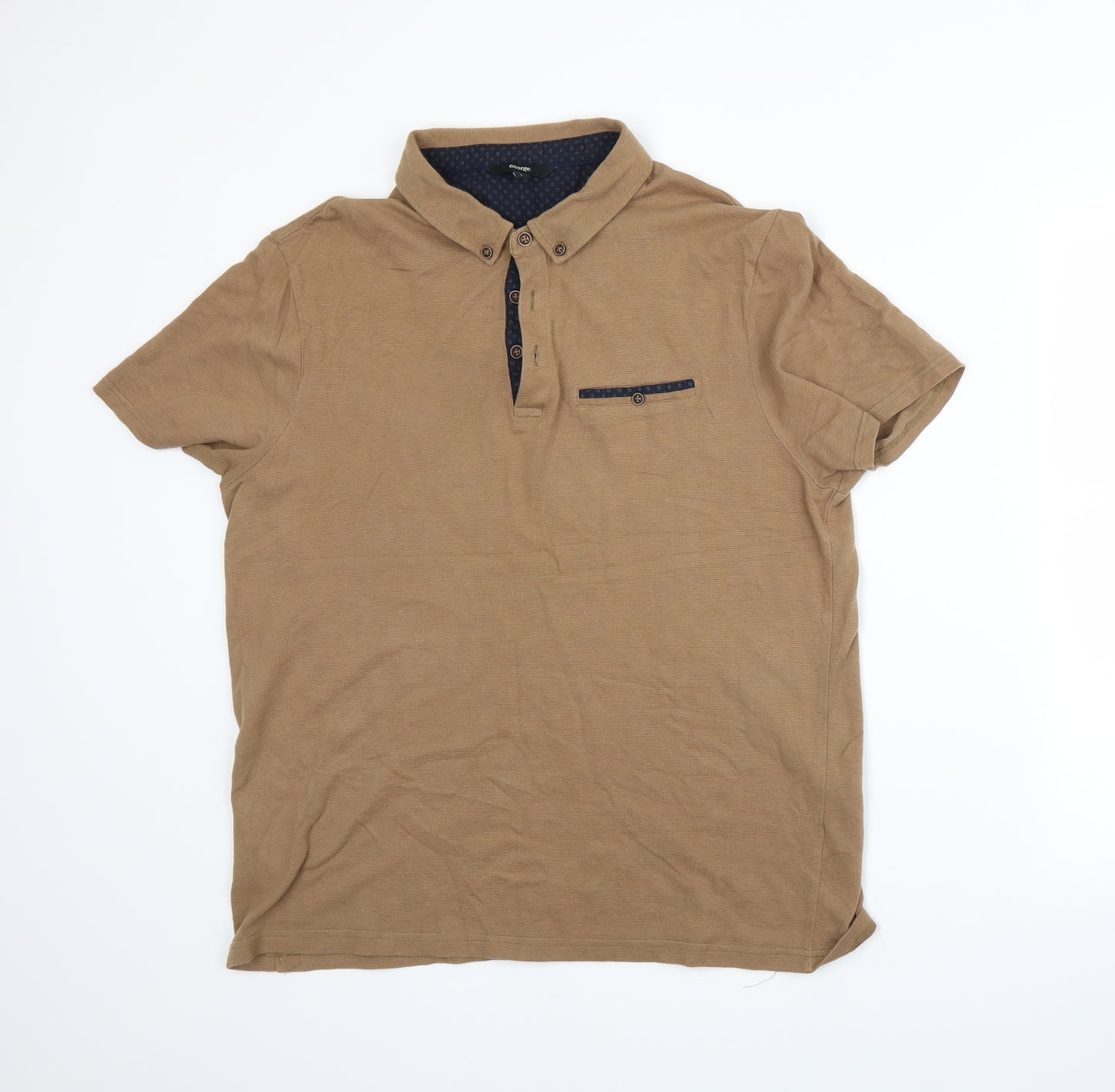 George Mens Brown    Polo Size L