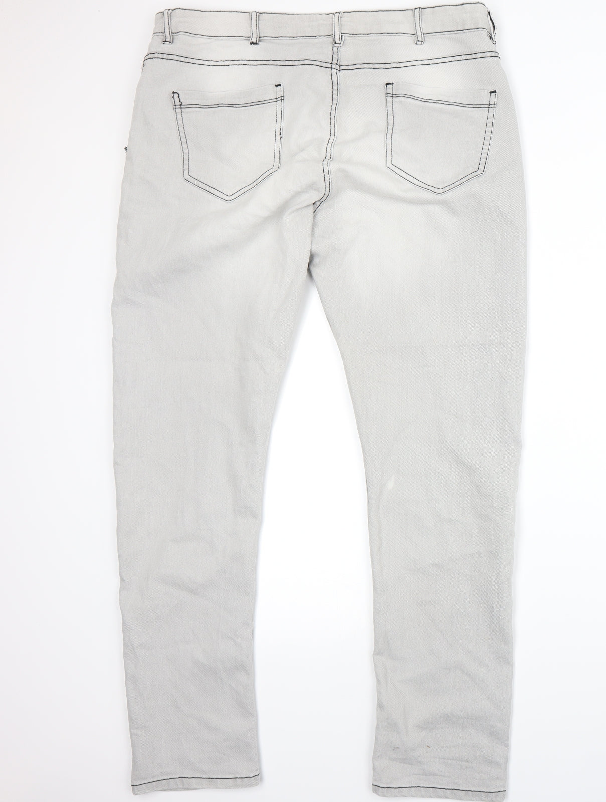 Primark Mens Grey   Skinny Jeans Size 38 L30 in