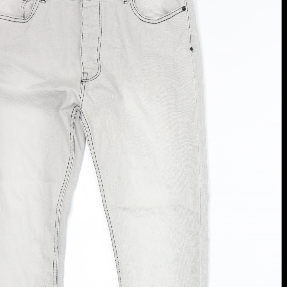 Primark Mens Grey   Skinny Jeans Size 38 L30 in