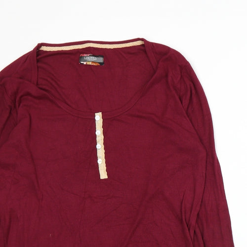 Marks and Spencer Womens Red   Pullover Jumper Size 18