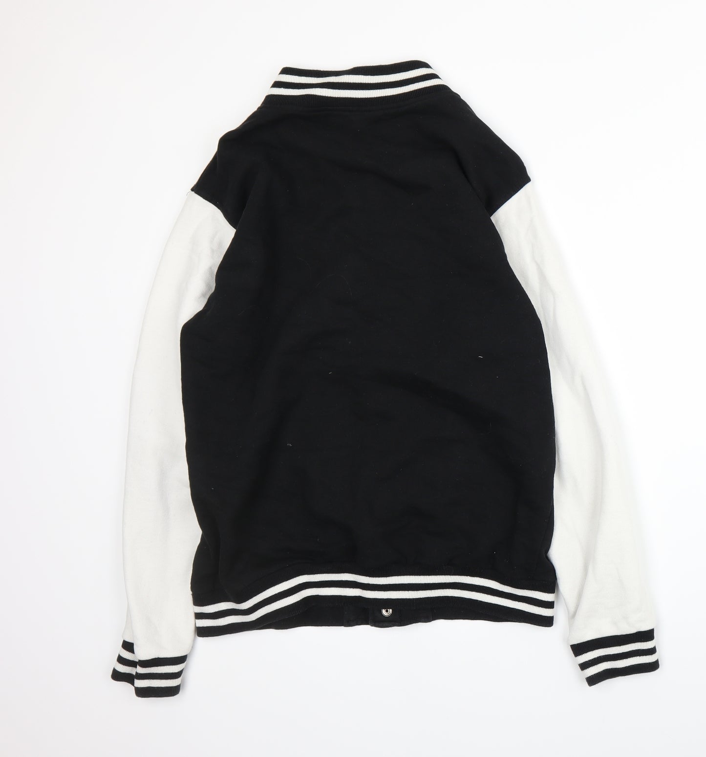 Stars & Stripes Mens Black   Varsity Jacket Jacket Size M