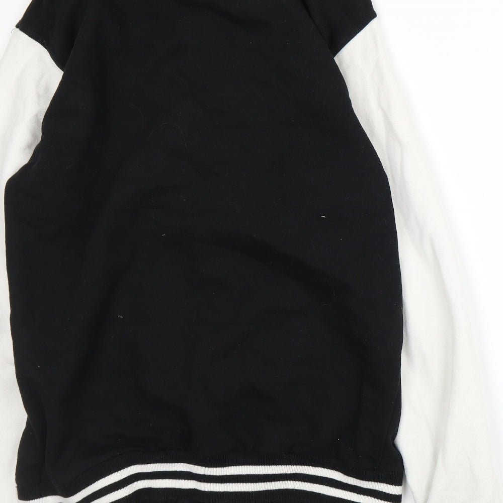 Stars & Stripes Mens Black   Varsity Jacket Jacket Size M
